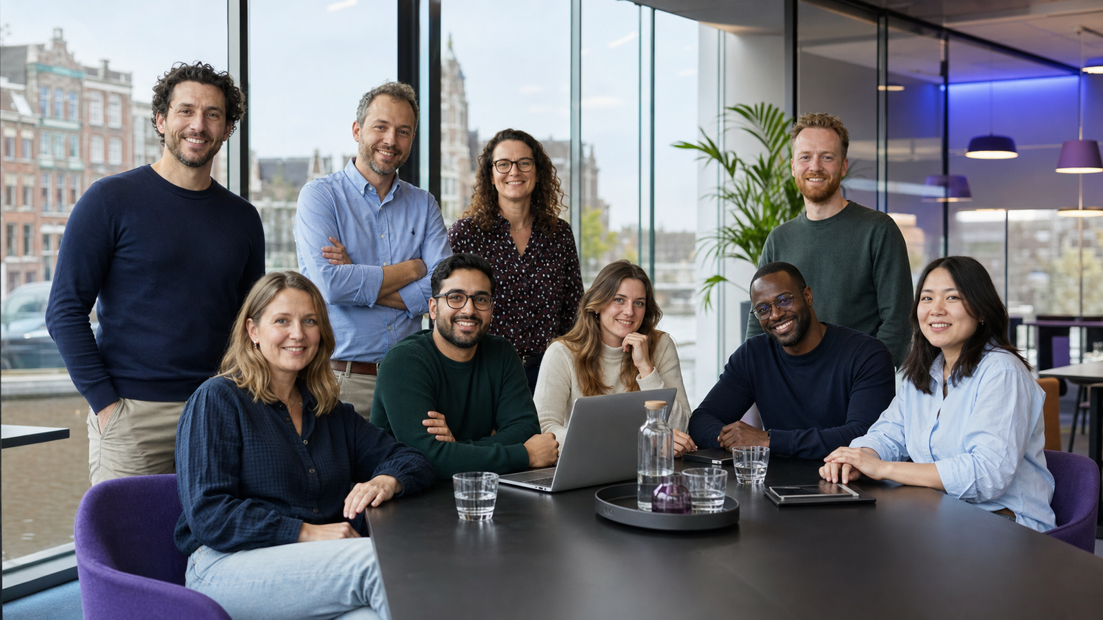 Diverse SoftNexa leadership and engineering team, 40 professionals